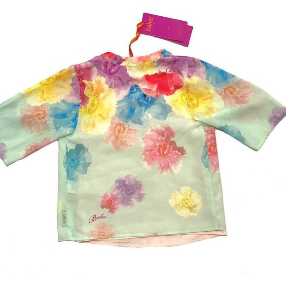 Ted Baker Girl's Floral Kimono 2-Piece Set - Picture 7 of 9
